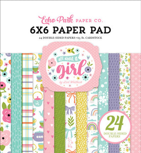 Echo Park: 6x6 Paper Pad - All About a Girl