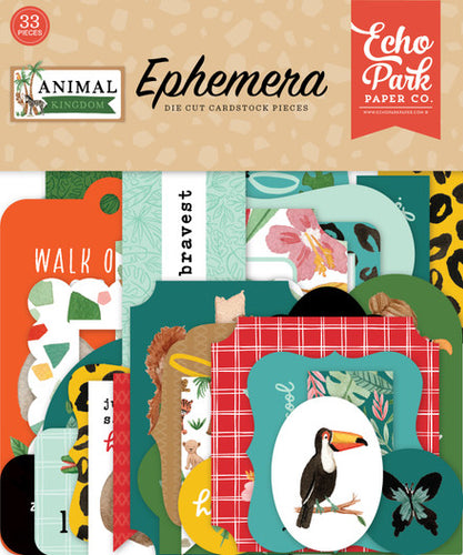 Echo Park:  Ephemera - Die Cuts - Animal Kingdom