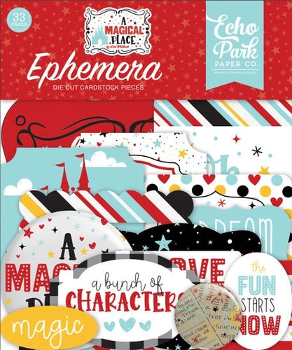Echo Park:  Ephemera - Die Cuts - A Magical Place