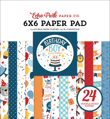 Echo Park: Birthday Boy - 6x6 Paper Pad