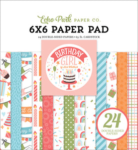 Echo Park: Birthday Girl - 6x6 Paper Pad