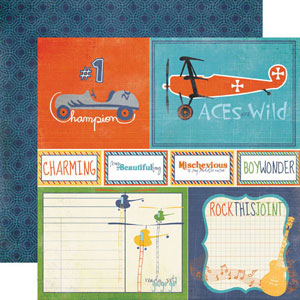 Echo Park: 12x12 Double-Sided Paper - A Boy's Life - Boy Wonder