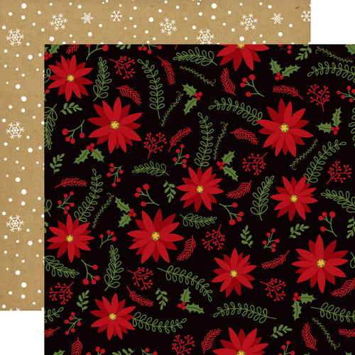 Echo Park: 12x12 Double-Sided Paper - Celebrate Christmas - Holly Jolly