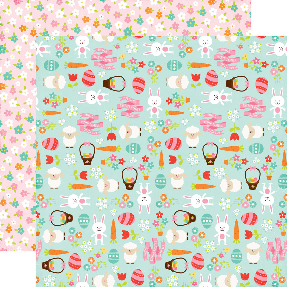 Echo Park:  12x12 Paper - Double-Sided Single Sheet - Celebrate Easter - Easter Celebration