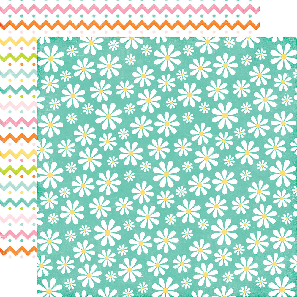Echo Park:  12x12 Paper - Double-Sided Single Sheet - Celebrate Easter - Oopsy Daisy