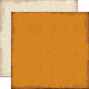 Echo Park: Double-Sided Paper - Chillingsworth Manor - Orange / Tan