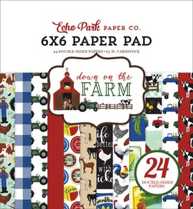 Echo Park: 6x6 Paper Pad - Down on the Farm