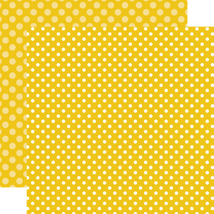 Echo Park:  12x12 Paper - Single Sheet - Dots & Stripes - Starfish Dot