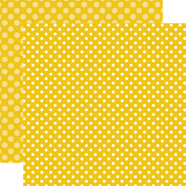 Echo Park:  12x12 Paper - Single Sheet - Dots & Stripes - Starfish Dot