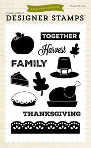 Echo Park: Designer Stamps - Thanksgiving