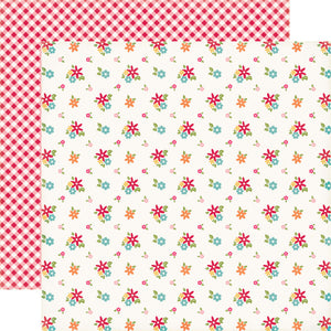 Echo Park: 12x12 Double-Sided Paper - Fine and Dandy - Fresh Flowers