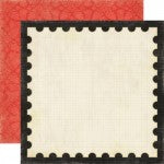 Echo Park: 12x12 Double-Sided Paper - For the Record - Stamp of Approval