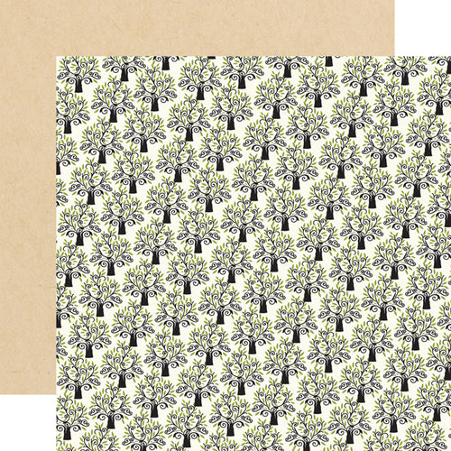 Echo Park:  12x12 Paper - Double-Sided Single Sheet - Forward with Faith - Growing Faith