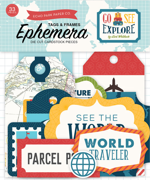 Echo Park: Frames & Tags - Go, See, Explore