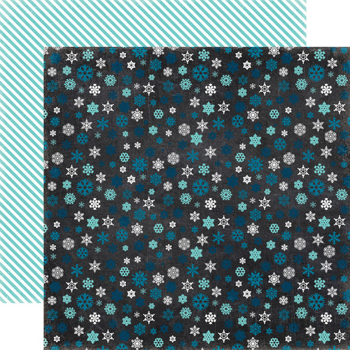 Echo Park: 12x12 Double-Sided Paper - Hello Winter - Frosty Night