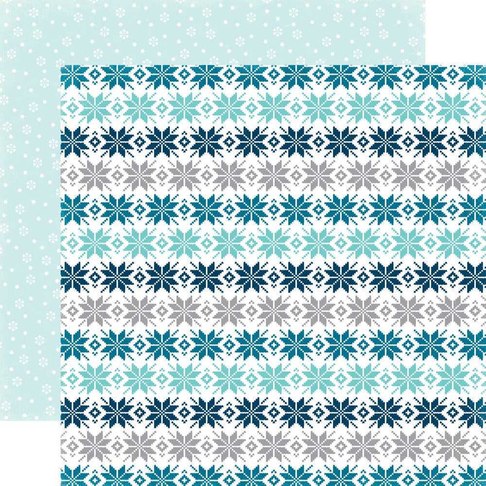 Echo Park: 12x12 Double-Sided Paper - Hello Winter - Comfy Sweater