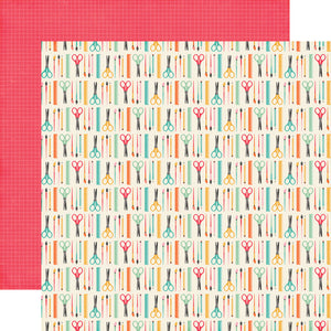 Echo Park: 12x12 Double-Sided Paper - I'd Rather Be Crafting - Supply List