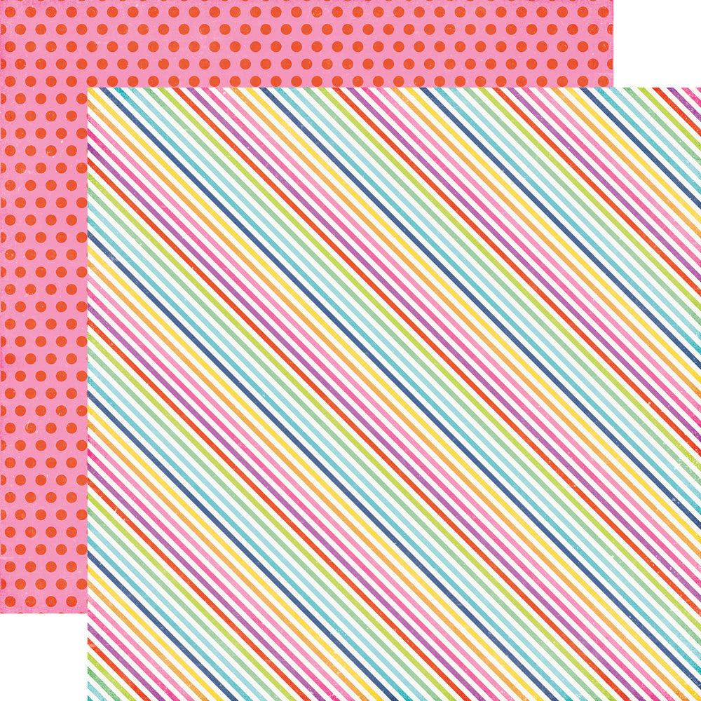 Echo Park:  12x12 Paper - Single Sheet - Let's Be Mermaids - Happy Sun Rays