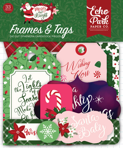 Echo Park: Frames & Tags - Merry & Bright
