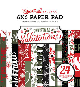 Echo Park: 6x6 Paper Pad - Christmas Salutations