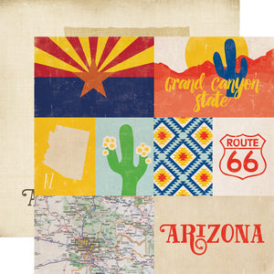 Echo Park: 12x12 Double-Sided Paper - Stateside - Arizona