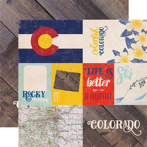 Echo Park: 12x12 Double-Sided Paper - Stateside - Colorado
