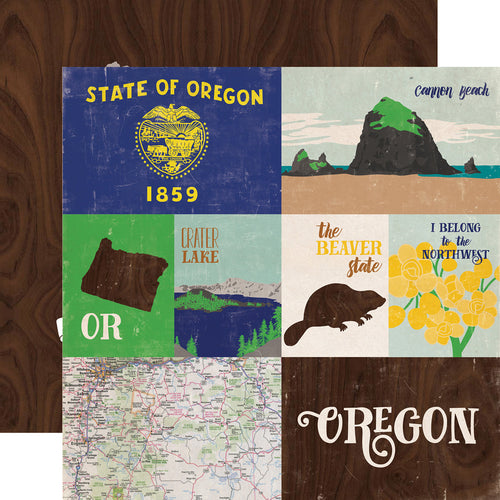 Echo Park: 12x12 Double-Sided Paper - Stateside - Oregon