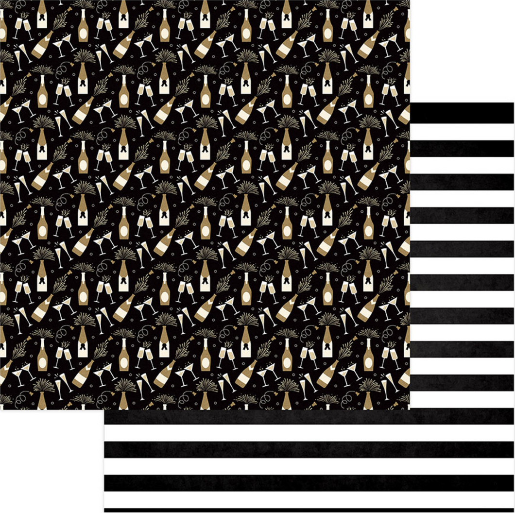 PhotoPlay - ColorPlay: Double-Sided Paper - Hello New Year 2 - Pop Pour Fizz