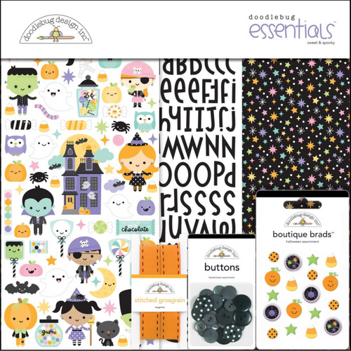 Doodlebug Design: Doodlebug Essentials Kit - Sweet & Spooky Halloween
