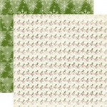 Echo Park:  12x12 Paper - Double-Sided Single Sheet - Very Merry Christmas - Snowman