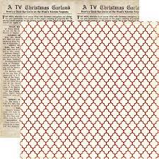 Echo Park:  12x12 Paper - Double-Sided Single Sheet - Very Merry Christmas - Quatrefoil