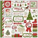 Echo Park: 12x12 Elements Sticker - Very Merry Christmas