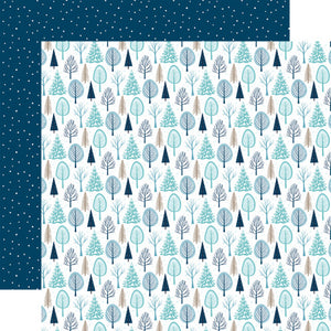 Echo Park: 12x12 Double-Sided Paper - Winter Magic - Winter Forest