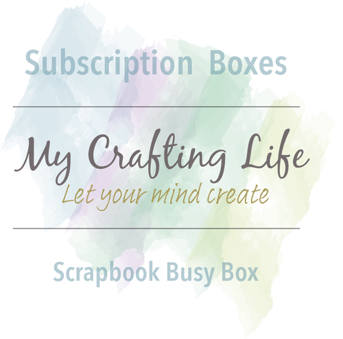 APRIL 2023 Subscription Kit - Create: Scrapbook Busy Box - APRIL ONLY