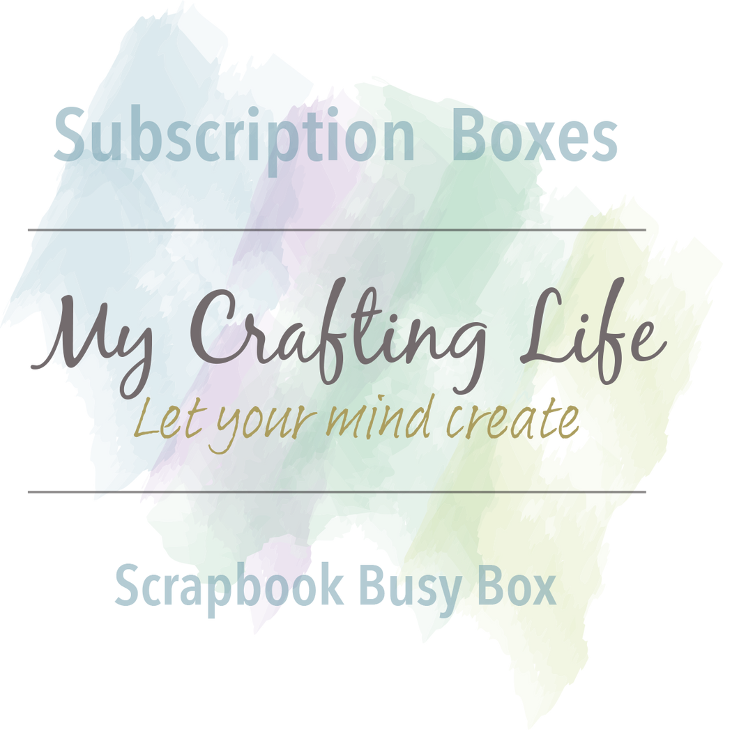 SEPTEMBER 2023 Subscription Kit - Create: Scrapbook Busy Box - SEPTEMBER ONLY