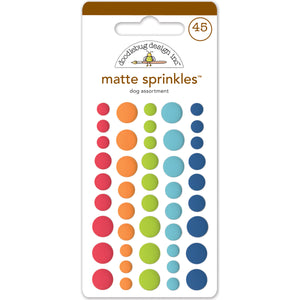 Doodlebug Design: Matte Sprinkles - Dog Assortment