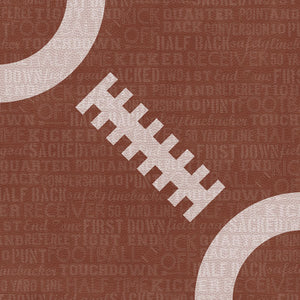 Scrapbook Customs: 12x12 Double Sided Paper - Football Addict 2