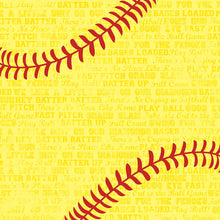 Load image into Gallery viewer, Scrapbook Customs: 12x12 Double Sided Paper - Softball Addict 2