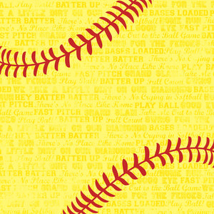 Scrapbook Customs: 12x12 Double Sided Paper - Softball Addict 2
