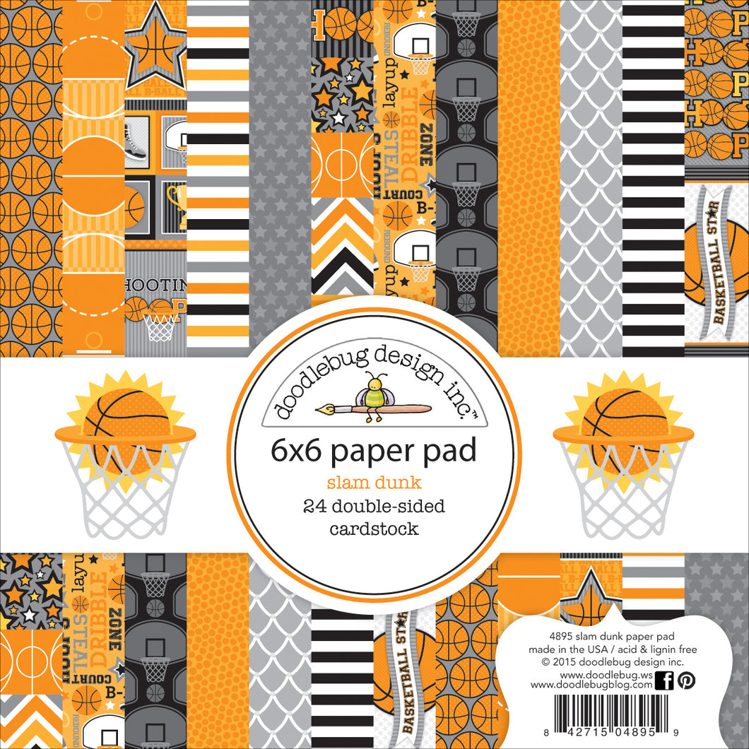 Doodlebug Design: 6x6 Paper Pad - Slam Dunk