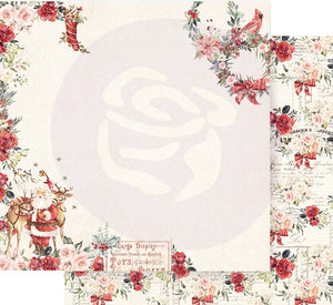 Prima Marketing: 12x12 Paper - Christmas Country - Sweet Santa Claus