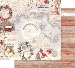 Prima Marketing: 12x12 Paper - Christmas Country - Northern Regions