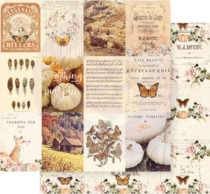 Prima Marketing: 12x12 Paper - Autumn Sunset Collection - Pumpkins & You