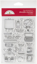 Load image into Gallery viewer, Doodlebug Design: Clear Stamps - School Girl