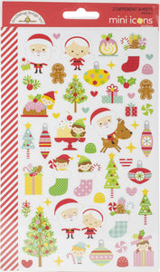 Doodlebug Design: Mini Icons Stickers - Christmas Magic