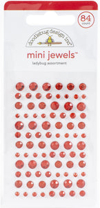 Doodlebug Design: Mini Jewels - Ladybug Assortment
