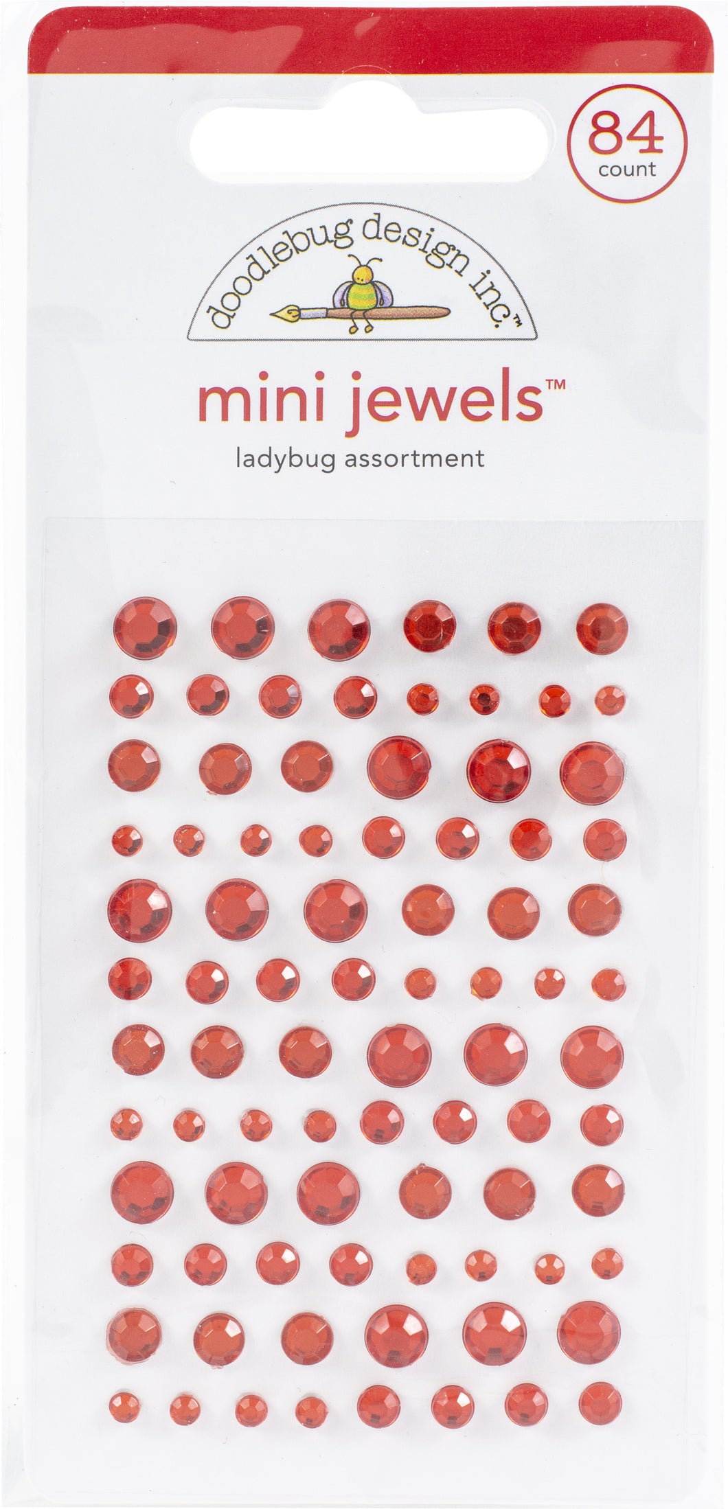 Doodlebug Design: Mini Jewels - Ladybug Assortment