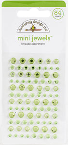 Doodlebug Design: Mini Jewels - Limeade Assortment