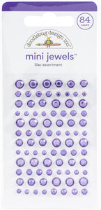 Doodlebug Design: Mini Jewels - Lilac Assortment