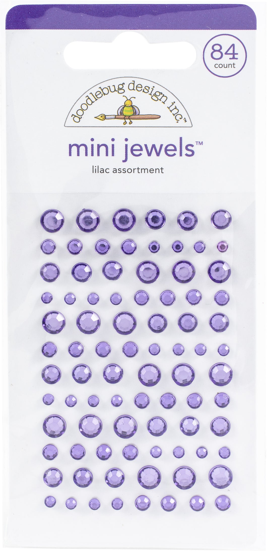 Doodlebug Design: Mini Jewels - Lilac Assortment